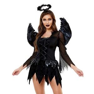 Black Angel Adult Costume 3XL